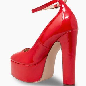 Chase and Chloe Rosaline Platform Mary Jane Pump Size 8